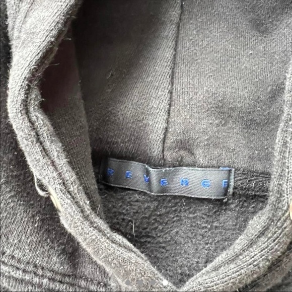 Authentic *RARE* Vintage Revenge Anarchy Hoodie - Picture 4 of 4